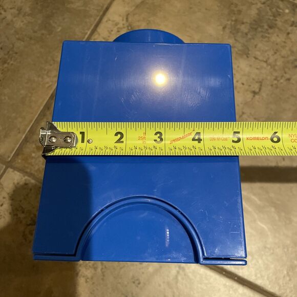 LEGO 2-stud Blue Storage Brick Plastic Stackable 10x5x6 - Picture 12 of 12